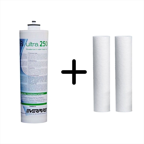 [에버퓨어] [설 빅세일] 울트라클라리스250 1개 ＋ EC-110 전처리필터 2개