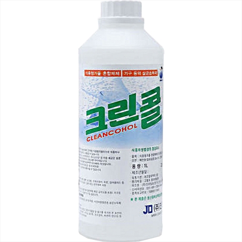 [진로] 진로발효 크린콜 1L 살균소독제 에탄올 59% 발효